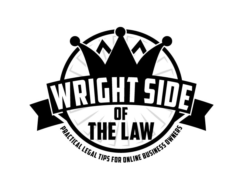 Wright Side of the Law logo design by aryamaity