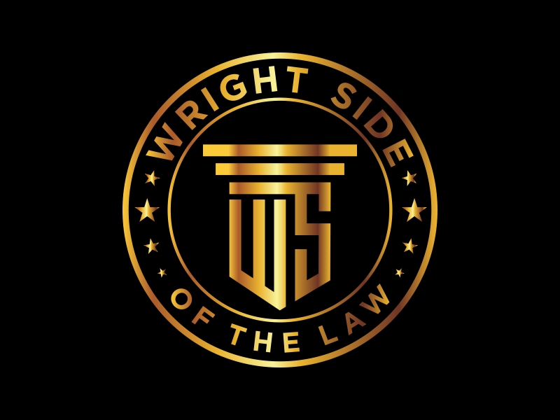 Wright Side of the Law logo design by qqdesigns