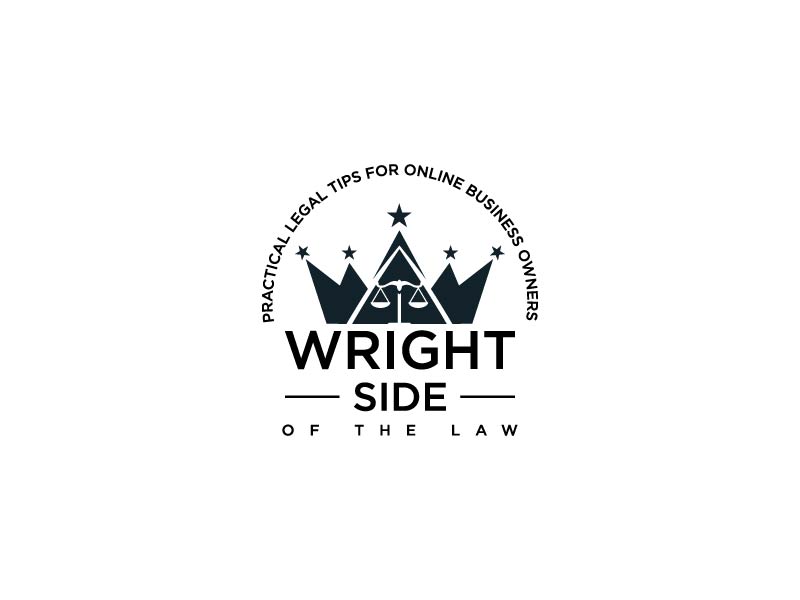 Wright Side of the Law logo design by twenty4