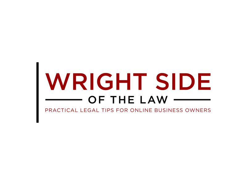 Wright Side of the Law logo design by dewipadi