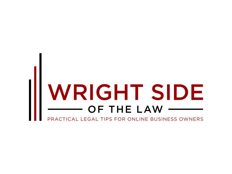 Wright Side of the Law logo design by dewipadi