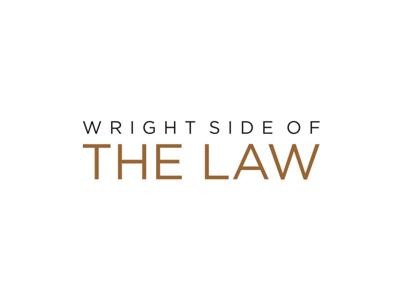 Wright Side of the Law logo design by Artomoro
