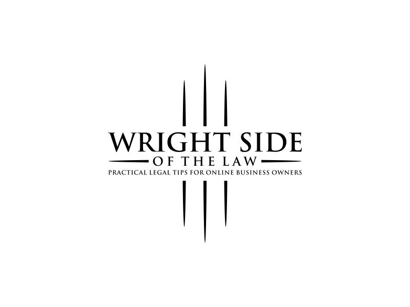 Wright Side of the Law logo design by Gedibal