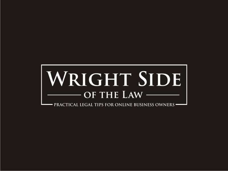 Wright Side of the Law logo design by cintya