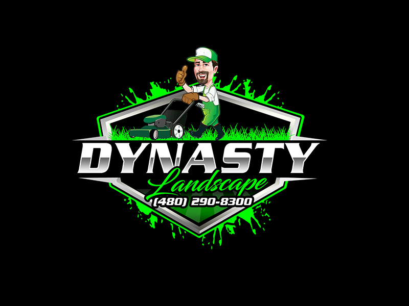Dynasty Landscape logo design by PrimalGraphics