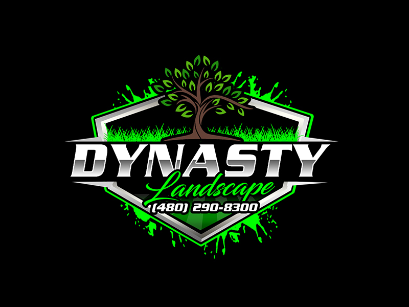 Dynasty Landscape logo design by PrimalGraphics