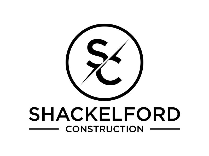 SHACKELFORD CONSTRUCTION logo design by hopee
