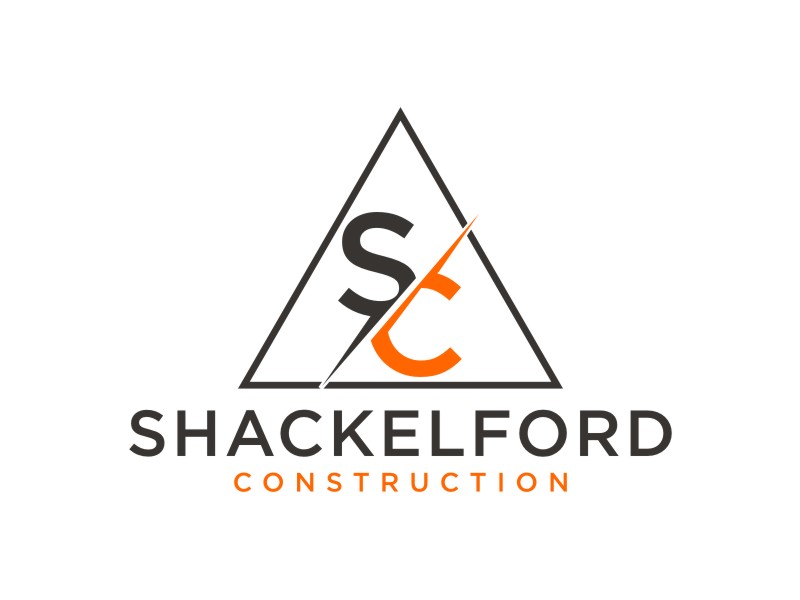 SHACKELFORD CONSTRUCTION logo design by Artomoro