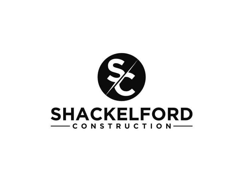 SHACKELFORD CONSTRUCTION logo design by josephira