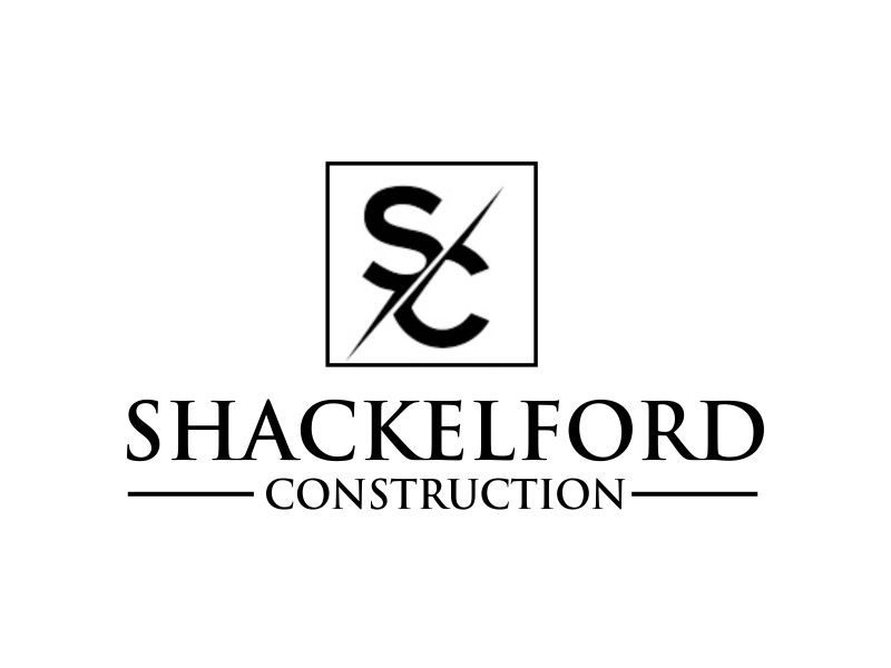 SHACKELFORD CONSTRUCTION logo design by kanal