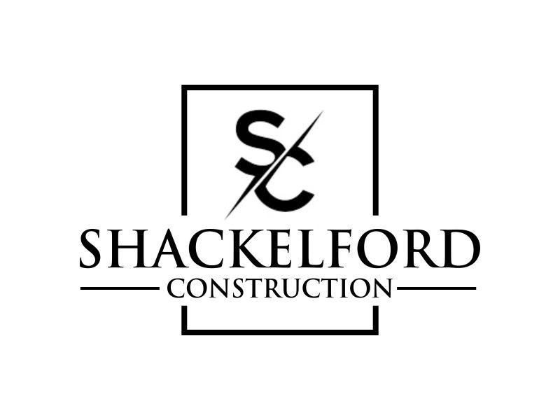 SHACKELFORD CONSTRUCTION logo design by kanal