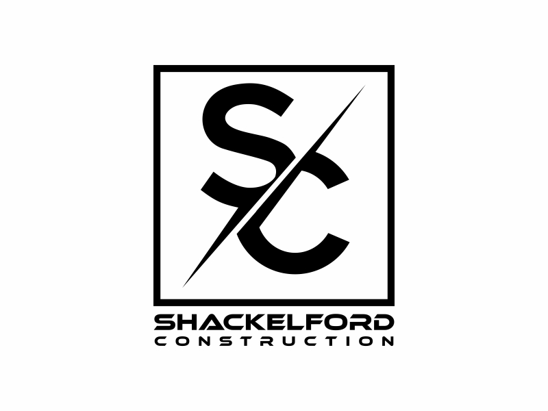 SHACKELFORD CONSTRUCTION logo design by qqdesigns