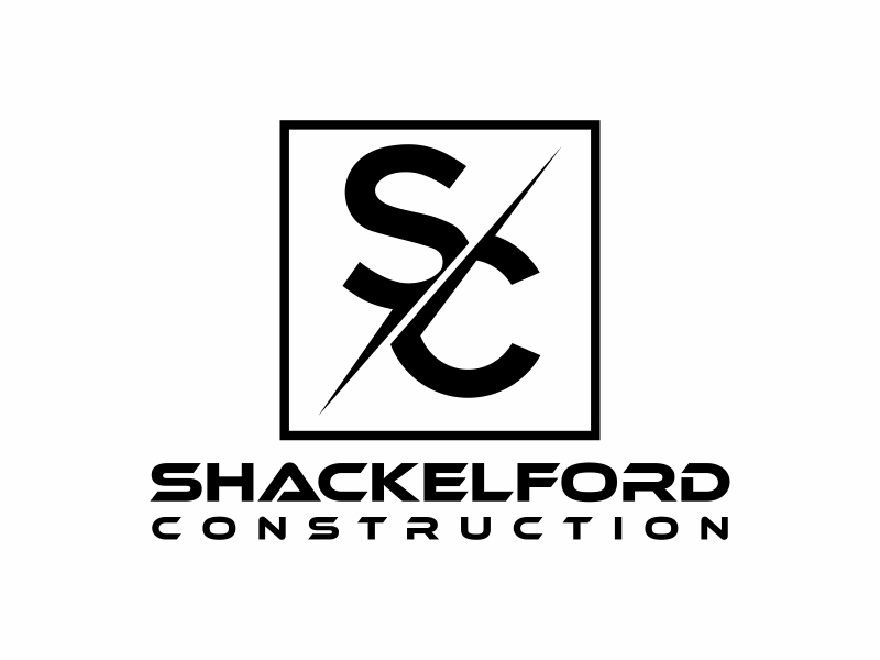SHACKELFORD CONSTRUCTION logo design by qqdesigns