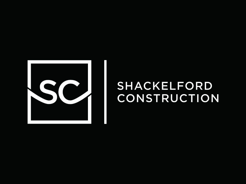 SHACKELFORD CONSTRUCTION logo design by ozenkgraphic