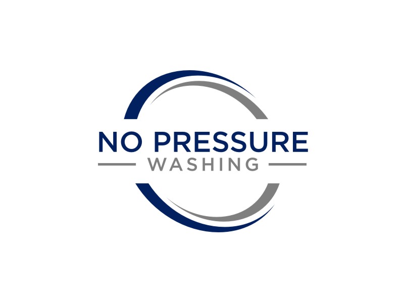 No Pressure Washing logo design by tejo