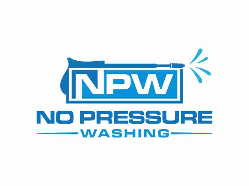 No Pressure Washing logo design by Sheilla
