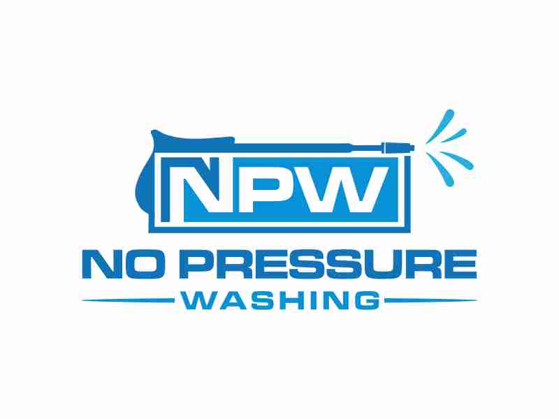 No Pressure Washing logo design by Sheilla