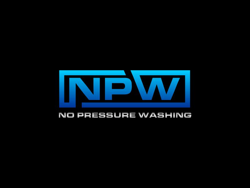 No Pressure Washing logo design by Greenlight