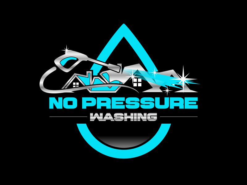 No Pressure Washing logo design by serprimero