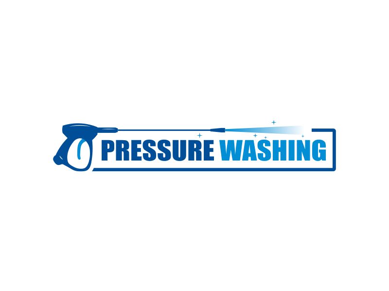 No Pressure Washing logo design by InitialD