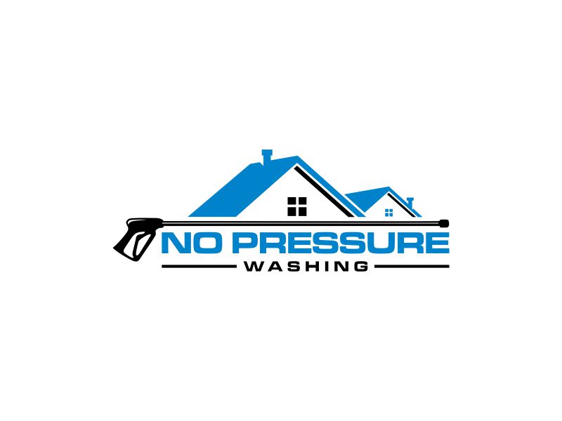 No Pressure Washing logo design by Gedibal