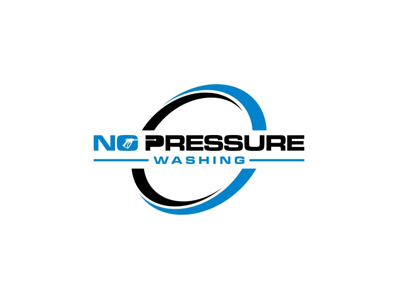 No Pressure Washing logo design by Gedibal
