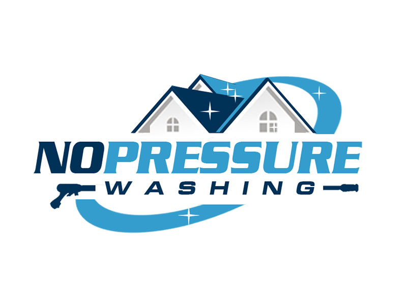 No Pressure Washing logo design by kunejo