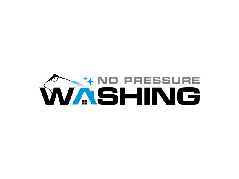 No Pressure Washing logo design by done
