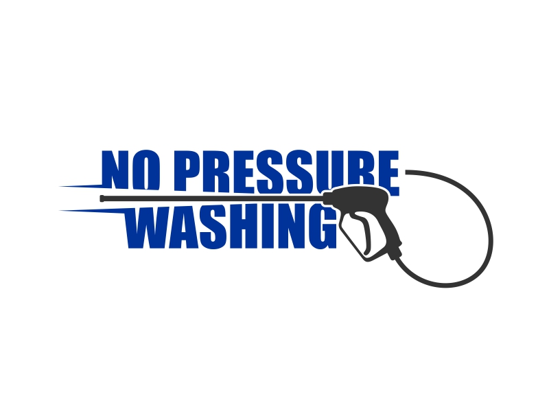 No Pressure Washing logo design by ekitessar