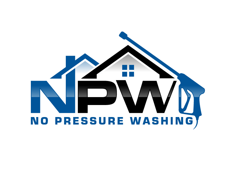 No Pressure Washing logo design by giggi
