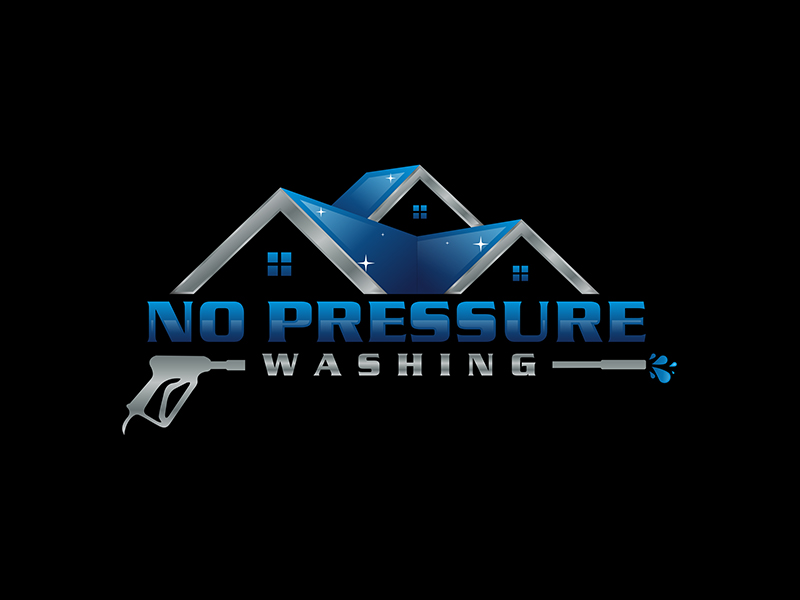 No Pressure Washing logo design by ndaru