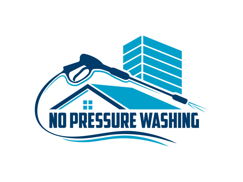 No Pressure Washing logo design by TMaulanaAssa