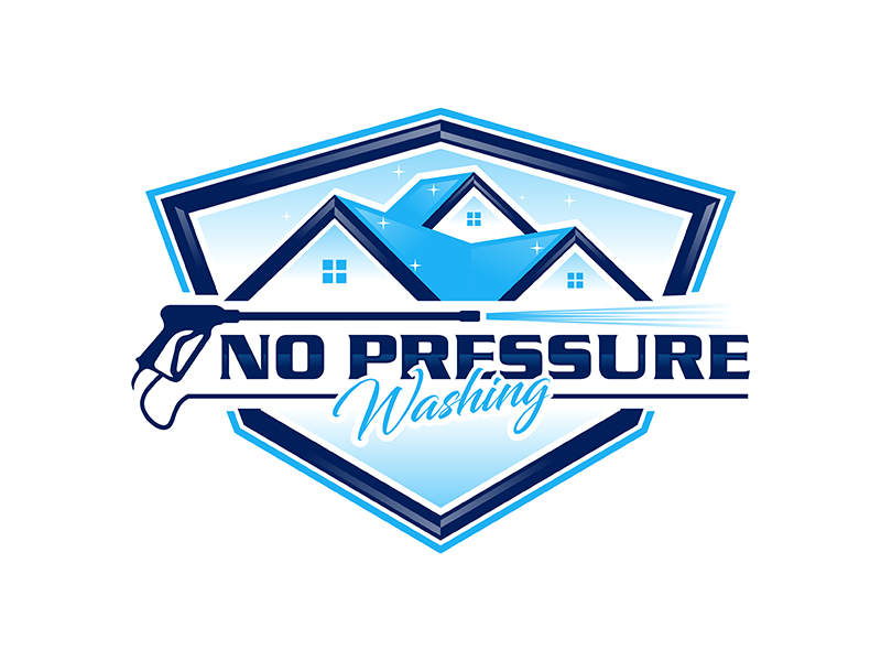 No Pressure Washing logo design by ndaru