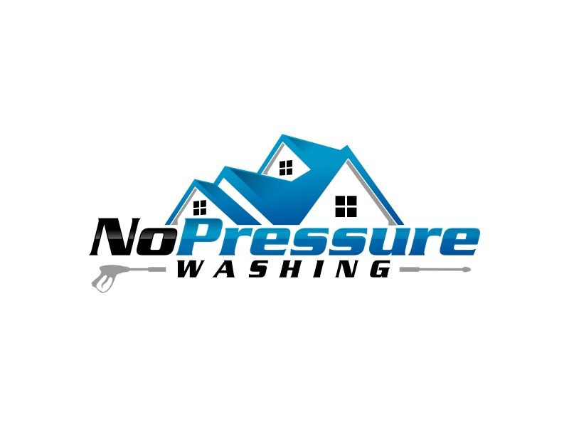 No Pressure Washing logo design by rizuki
