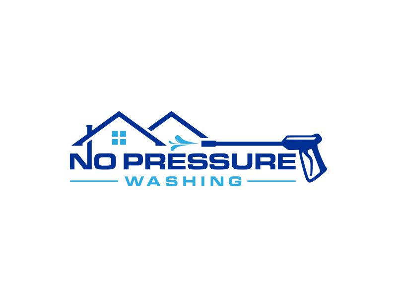 No Pressure Washing logo design by SelaArt