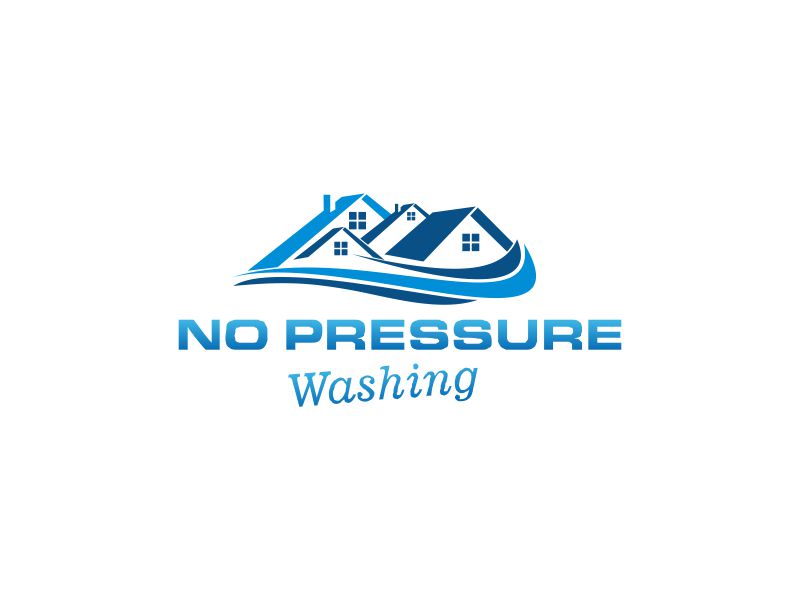 No Pressure Washing logo design by Greenlight