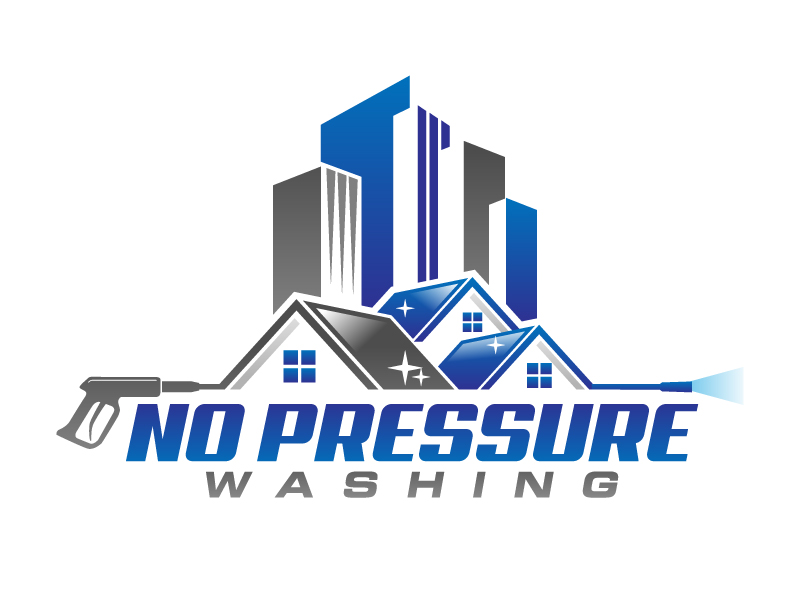 No Pressure Washing logo design by jaize