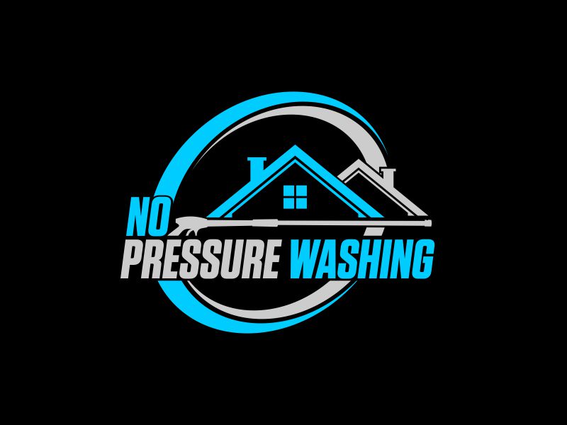 No Pressure Washing logo design by beejo