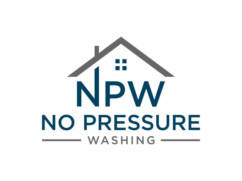 No Pressure Washing logo design by dewipadi