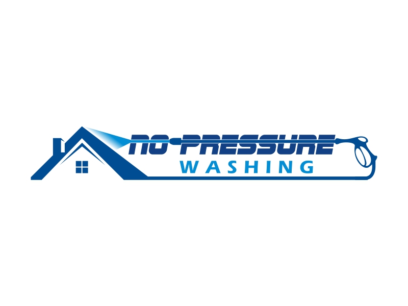 No Pressure Washing logo design by nusa