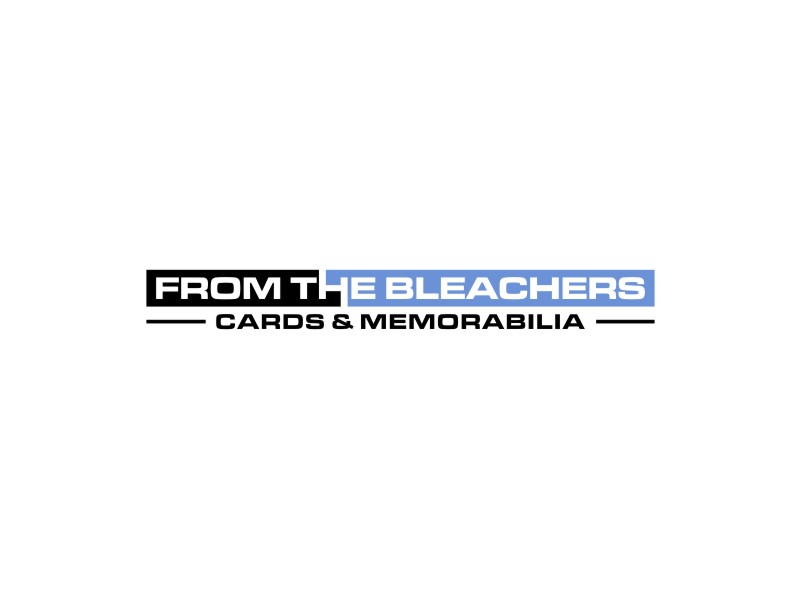 From The Bleachers Cards & Memorabilia logo design by johana