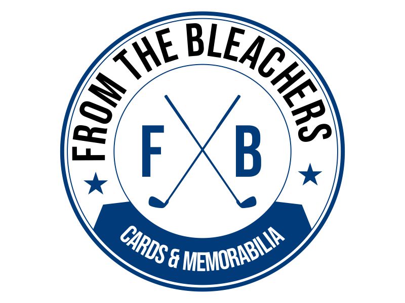 From The Bleachers Cards & Memorabilia logo design by Greenlight