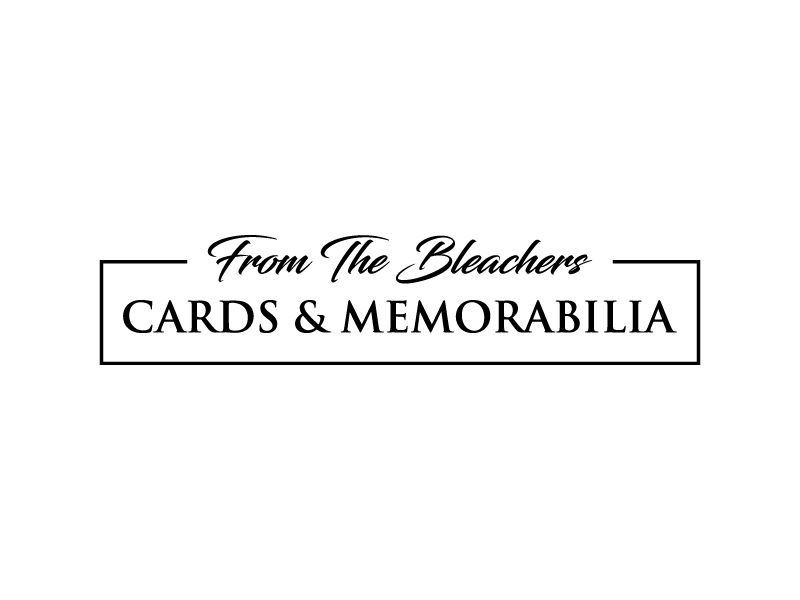 From The Bleachers Cards & Memorabilia logo design by mewlana