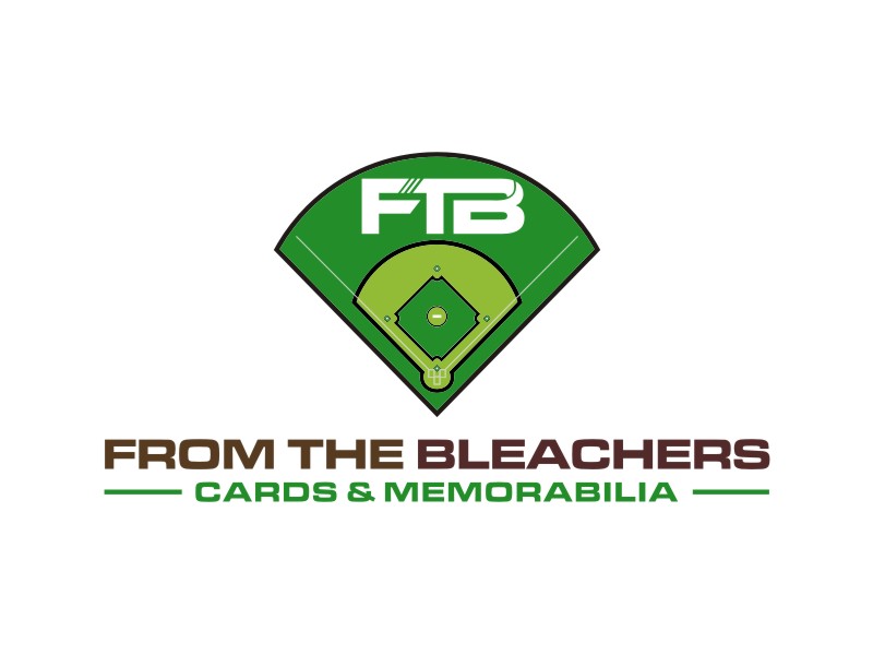 From The Bleachers Cards & Memorabilia logo design by johana