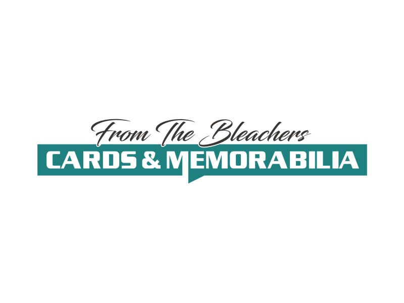 From The Bleachers Cards & Memorabilia logo design by mutafailan