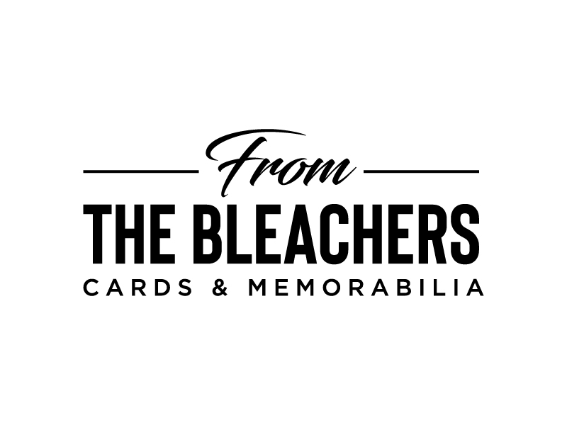 From The Bleachers Cards & Memorabilia logo design by Fear