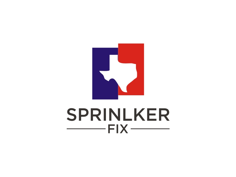 Sprinlker Fix LLC logo design by lintinganarto