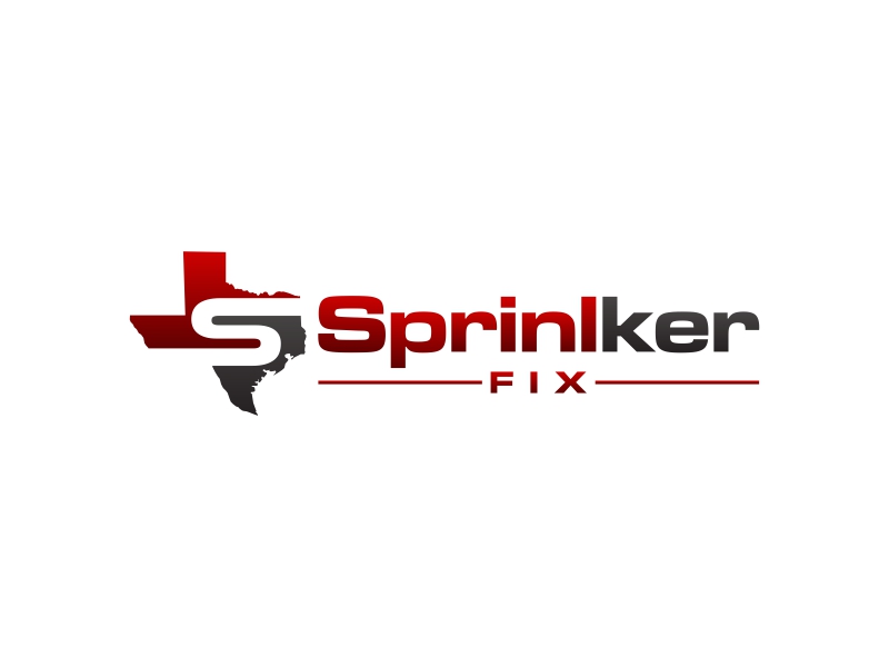 Sprinlker Fix LLC logo design by luckyprasetyo