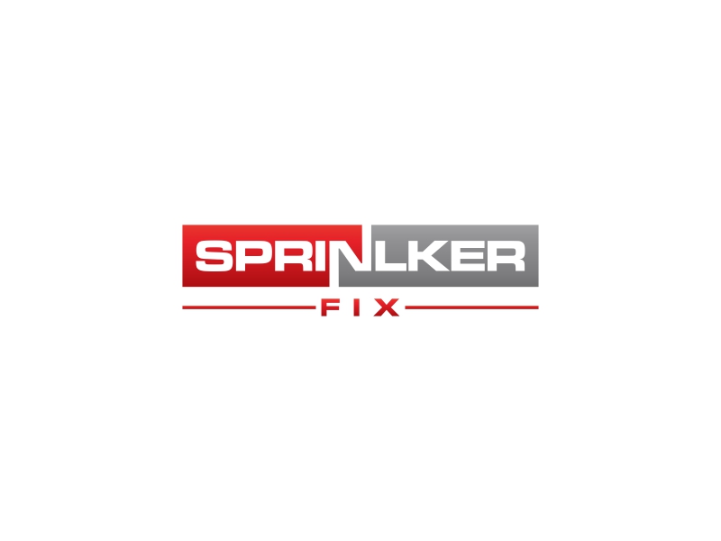 Sprinlker Fix LLC logo design by luckyprasetyo