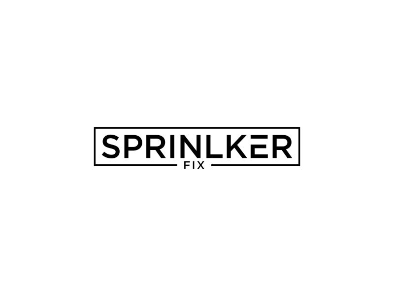 Sprinlker Fix LLC logo design by blessings